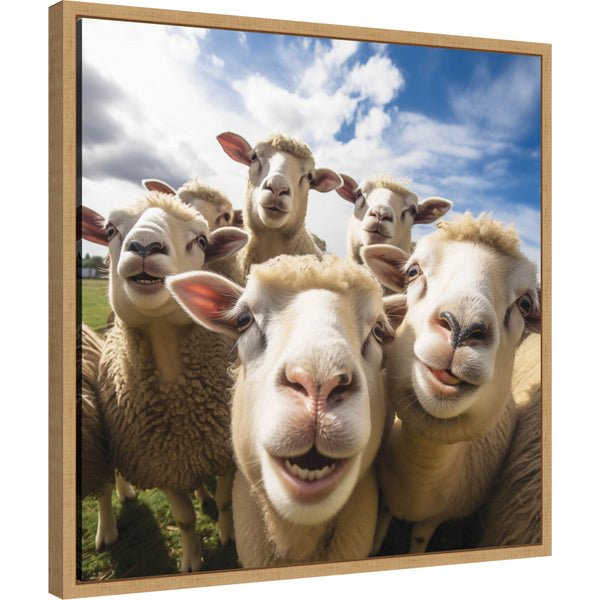 Kate & Laurel Funny Lamb Selfie By The Creative Bunch Studio