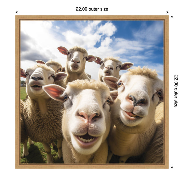 Kate & Laurel Funny Lamb Selfie By The Creative Bunch Studio