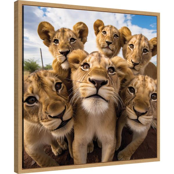 kate & laurel Funny Lion Selfie by The Creative Bunch Studio