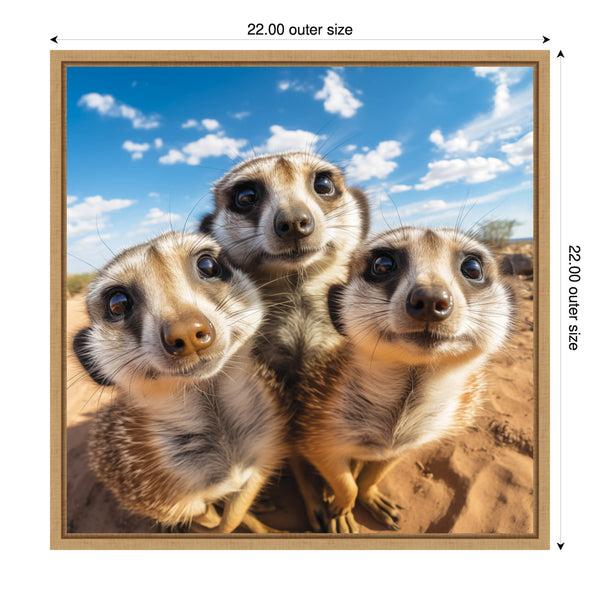 Kate & Laurel Funny Meercat Selfie By The Creative Bunch Studio