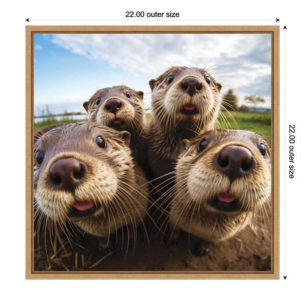 Kate & Laurel Funny Otter Selfie By The Creative Bunch Studio