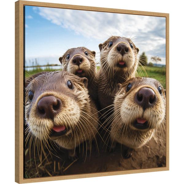 kate & laurel Funny Otter Selfie by The Creative Bunch Studio