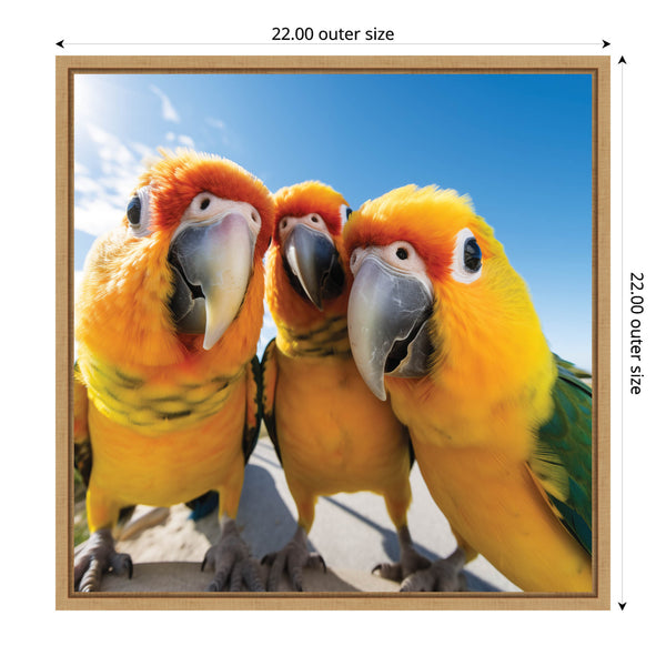 Kate & Laurel Funny Parrot Selfie By The Creative Bunch Studio