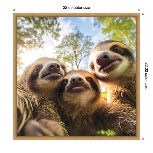 Kate & Laurel Funny Sloth Selfie By The Creative Bunch Studio