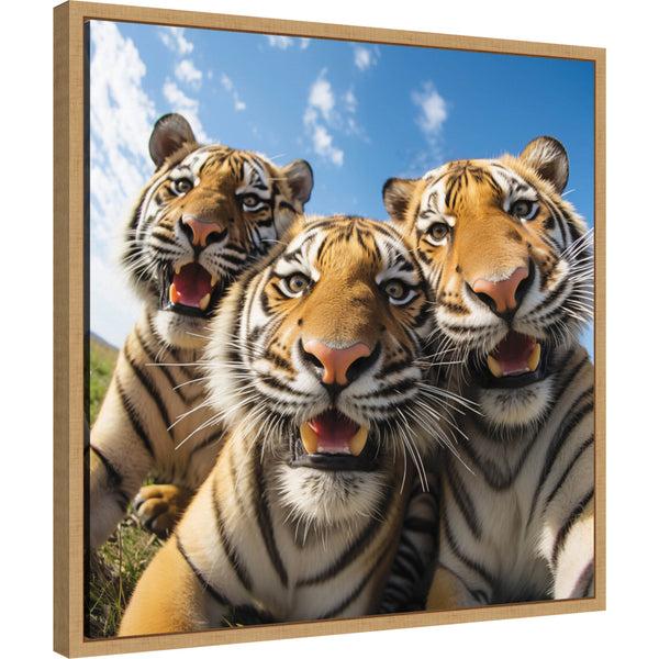 Kate & Laurel Funny Tiger Selfie By The Creative Bunch Studio