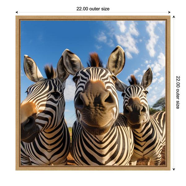 Kate & Laurel Funny Zebra Selfie By The Creative Bunch Studio