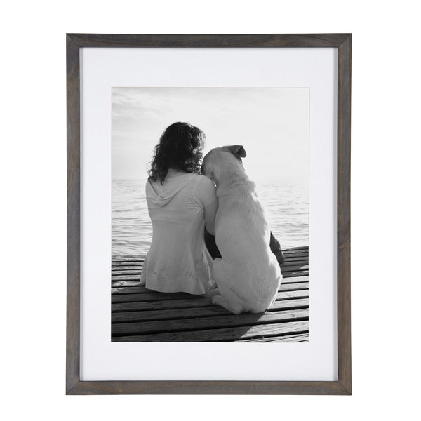 Kate & Laurel Gallery 14x18 Matted To 11x14 Wood Picture Frame Set Of 2