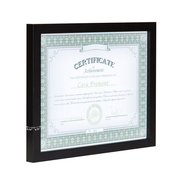 Kate & Laurel Gallery 8.5x11 Wood Document Frame Set Of 4