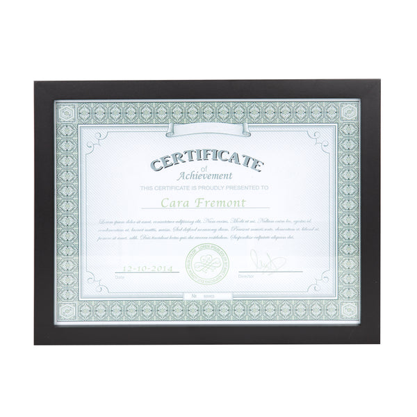 Kate & Laurel Gallery 8.5x11 Wood Document Frame Set Of 4