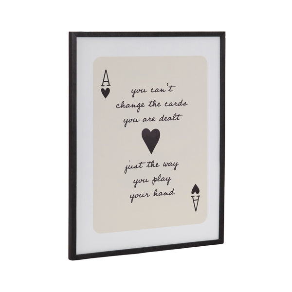 kate & laurel Gallery Ace of Heart Cards Positive Quote Print by The Creative Bunch Studio