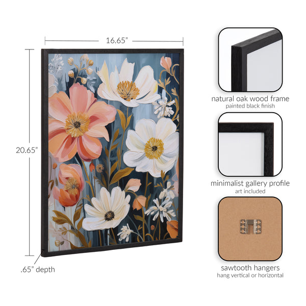 Kate & Laurel Gallery Boho Flowers In Muted Neutrals Print By The Creative Bunch Studio