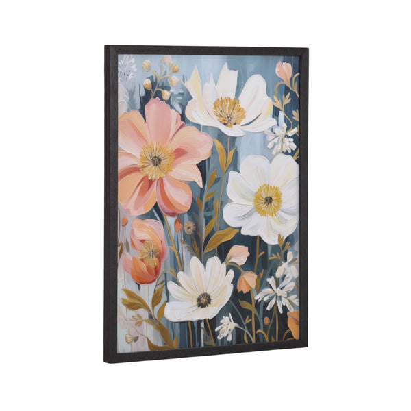 kate & laurel Gallery Boho Flowers in Muted Neutrals Print by The Creative Bunch Studio