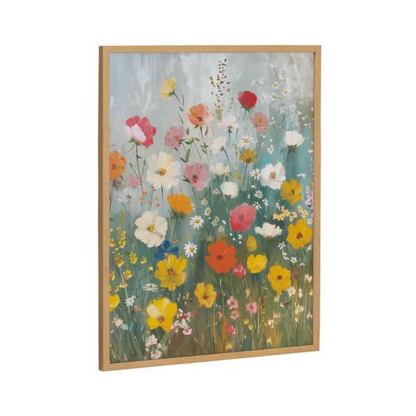 Kate & Laurel Gallery Boho Wildflower Garden Print By The Creative Bunch Studio