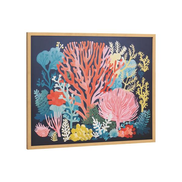 Kate & Laurel Gallery Bright Coral Underwater Ocean Print By The Creative Bunch Studio