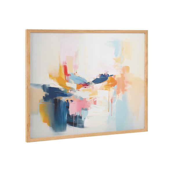 Kate & Laurel Gallery Elegant Coastal Beach Abstract Print By The Creative Bunch Studio
