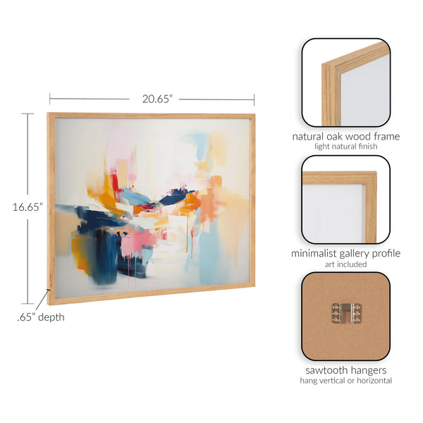Kate & Laurel Gallery Elegant Coastal Beach Abstract Print By The Creative Bunch Studio