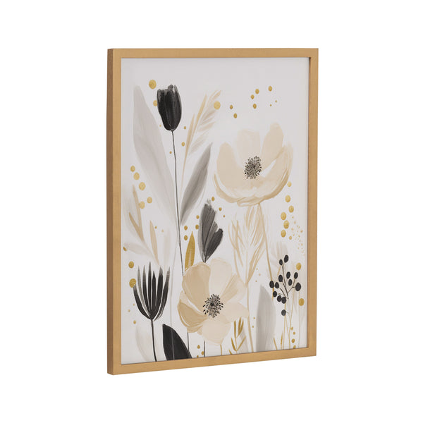 Kate & Laurel Gallery Modern Muted Cottage Floral Abstract Print By The Creative Bunch Studio