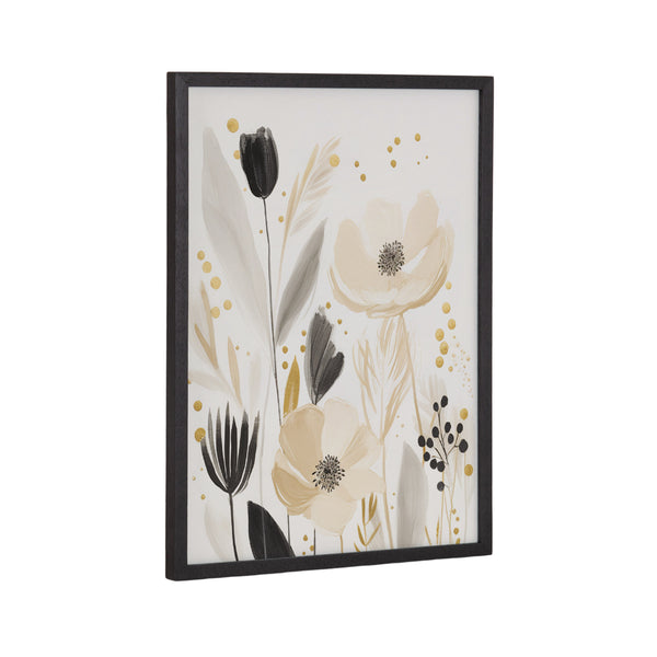 kate & laurel Gallery Modern Muted Cottage Floral Abstract Print by The Creative Bunch Studio