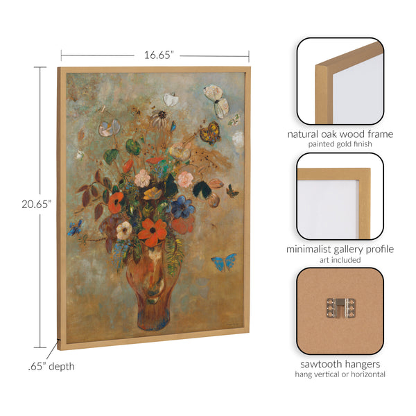 Kate & Laurel Gallery Odilon Redon Still Life With Flowers Print
