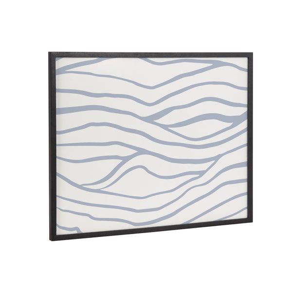 Kate & Laurel Gallery Simple Elegant Coastal Waves Print By The Creative Bunch Studio