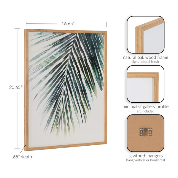 Kate & Laurel Gallery Tropical Modern Botanical Palm Print By The Creative Bunch Studio