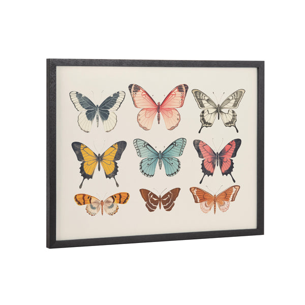 Kate & Laurel Gallery Vintage Style Muted Pastel Butterflies II Print By The Creative Bunch Studio