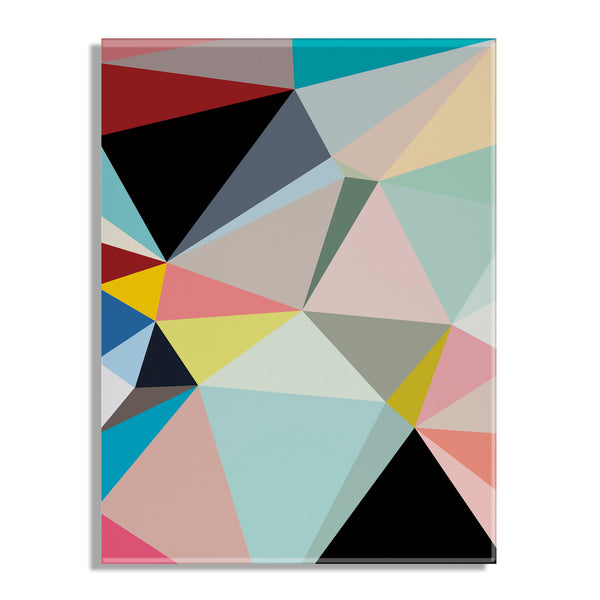 Kate & Laurel Happy Retro Mood Floating Acrylic Art By Dominique Vari