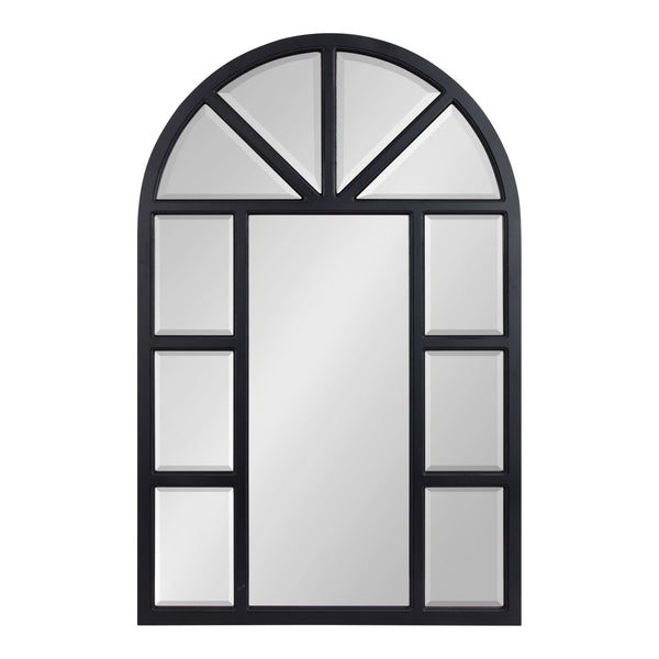 Kate & Laurel Hogan Arch Windowpane Framed Wall Mirror