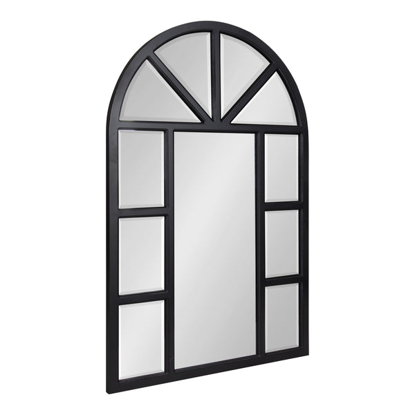 kate & laurel Hogan Arch Windowpane Framed Wall Mirror