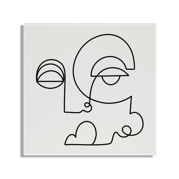 Kate & Laurel Inner Battle Floating Acrylic Art By Shatha Al Dafai