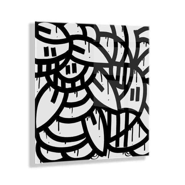 Kate & Laurel It Still Don't Matter If You're Black Or White Floating Acrylic Art By Arm Of Casso