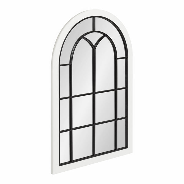 kate & laurel Joffrey Arch Windowpane Framed Wall Mirror