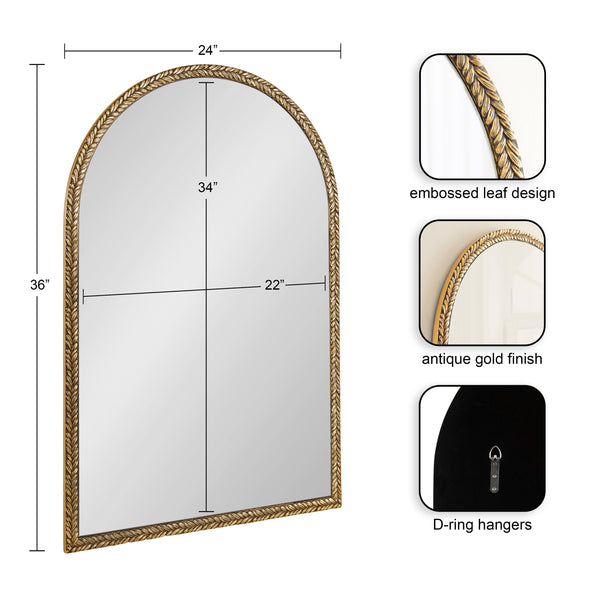 Kate & Laurel Acastis Decorative Wall Mirror