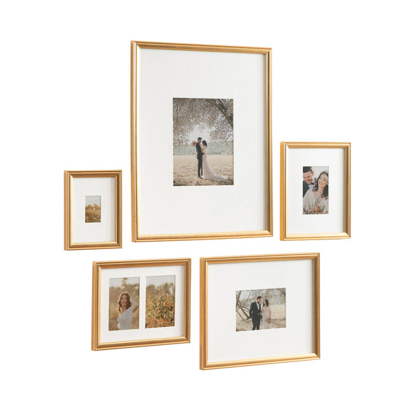 Kate & Laurel Adlynn 5 Piece Wall Picture Frame Set