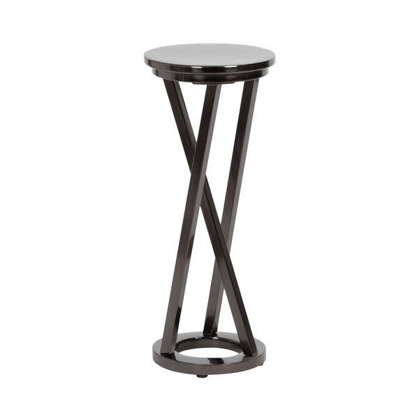 kate & laurel Aja Modern Metal Drink Table