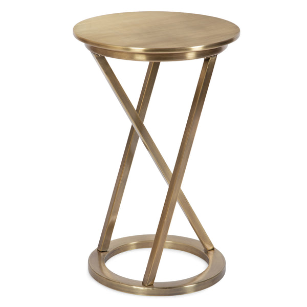 Kate & Laurel Aja Modern Metal Side Table