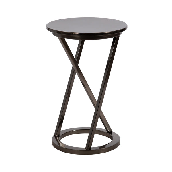 kate & laurel Aja Modern Metal Side Table