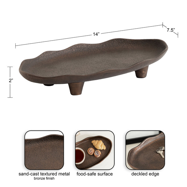 Kate & Laurel Alessia Oval Decorative Tray