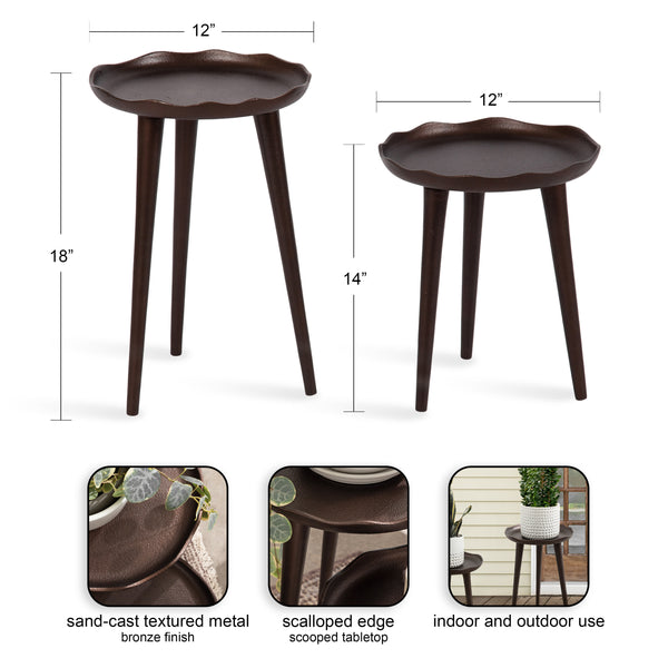 Kate & Laurel Alessia Plant Stand Set