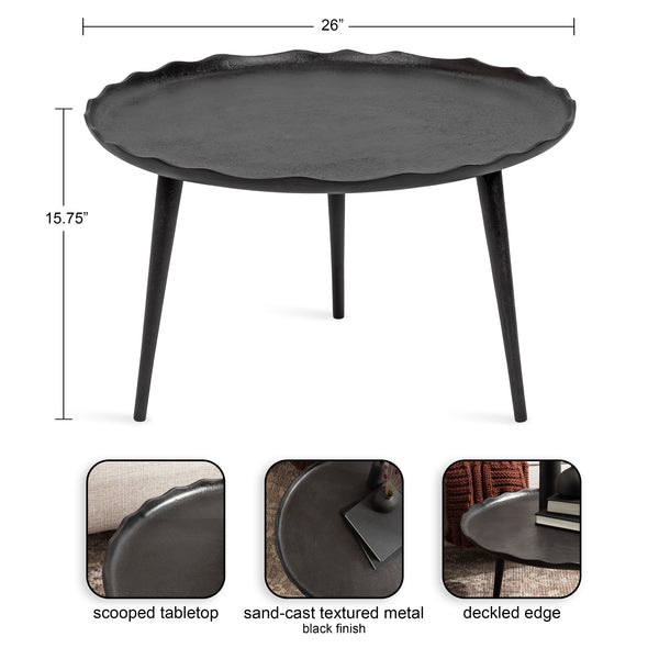 Kate & Laurel Alessia Round Coffee Table