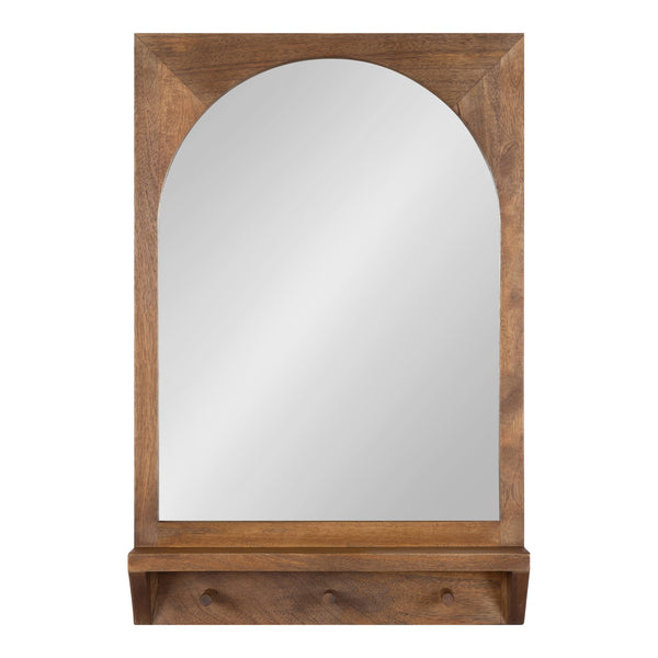 Kate & Laurel Andover Arch Mirror With Hooks