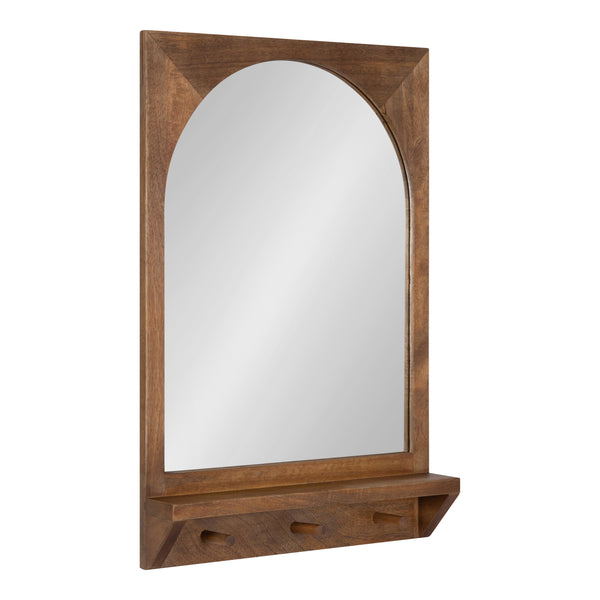 kate & laurel Andover Arch Mirror with Hooks