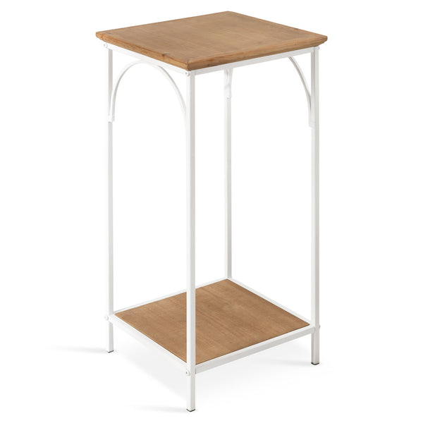 kate & laurel Anthea Wood and Metal End Table