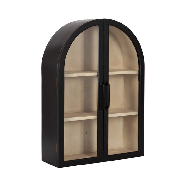 Kate & Laurel Arcott Arch Wall Cabinet