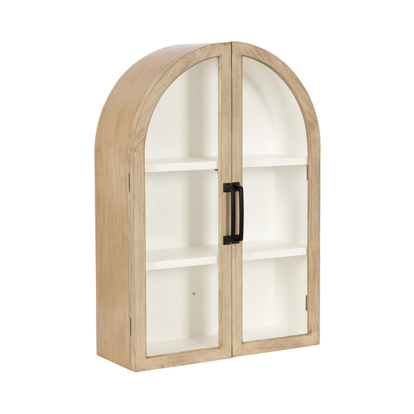 kate & laurel Arcott Arch Wall Cabinet