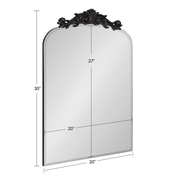 Kate & Laurel Arendahl Beveled Frameless Arch Mirror