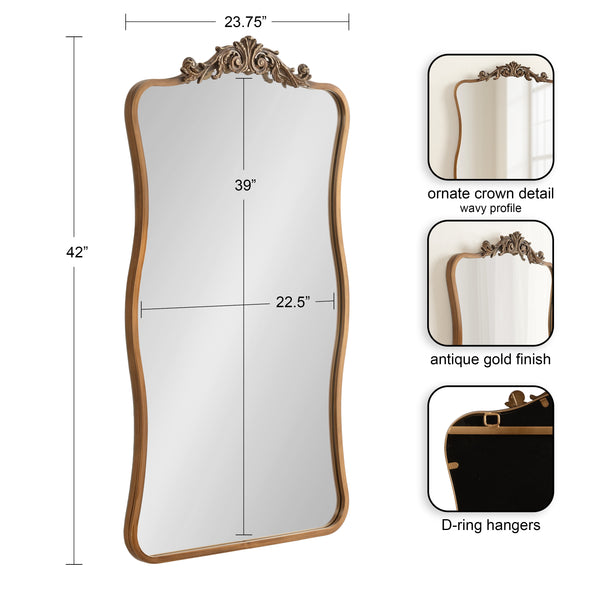 Kate & Laurel Arendahl Wavy Mirror