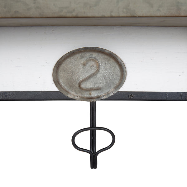 Kate & Laurel Arnica Wall Storage Pockets With Hooks