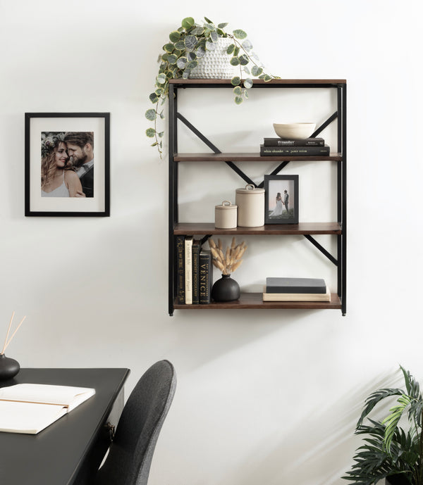Kate & Laurel Ascott 4-Tier Wall Shelf