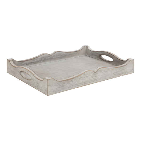 Kate & Laurel Astral Decorative Wood Tray
